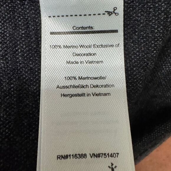 Smartwool kids 1/4 zip 100% merino wool pullover size XL - Picture 6 of 6